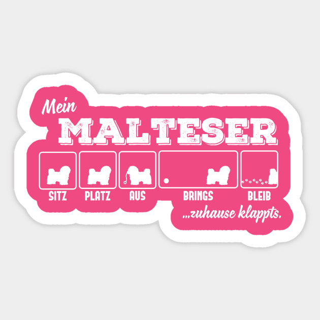 Maltese Sticker by nektarinchen